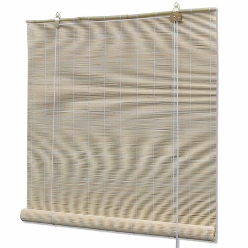 Bamboo roller blind window - bamboo,