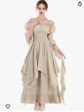 NSPSTT Women s Victorian Renaissance Costume Gothic Witch Medieval L/XL