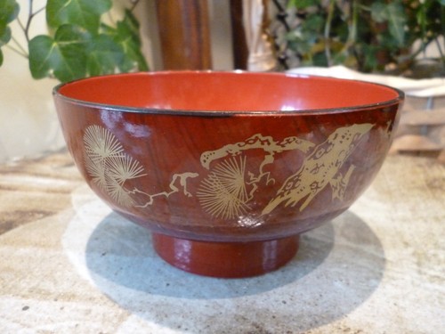 Vintage japanese red - vintage, lacquered