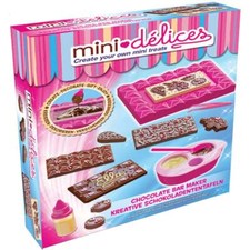 Mini Delices Chocolate Bar Maker - Bain Marie Moulds and Chocolate Pen