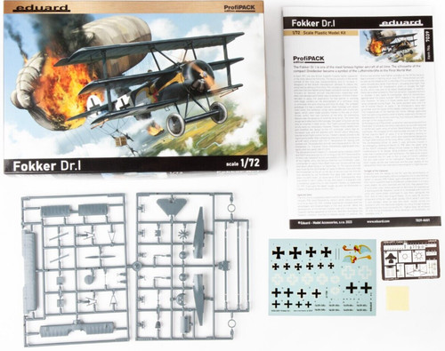 Eduard fokker i german - eduard, 1/72