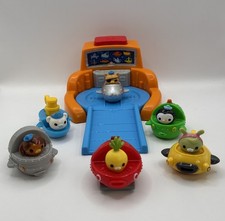 Octonauts Gup Speeder Launcher & 6 Speeders Inc Silver Gup B Mattel 2013 B