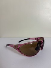 Very Rare Vintage 1990's BRIKO Pink Made in Italy Cycling Sports Sunglasses Run