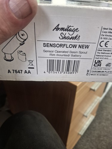 Armitage shanks sensor tap - sensor,