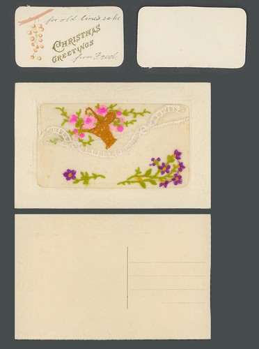 Ww1 silk embroidered - silk,