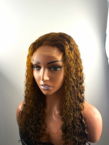 Women long curly - curly, human