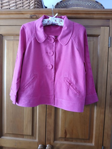 Bright pink womens linen
