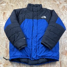 Vintage 1990s The North Face Nuptse 700 Goose Down Puffer Jacket Blue XL
