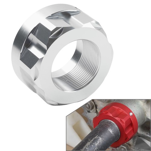 Rear axle locking nut silver - locking,