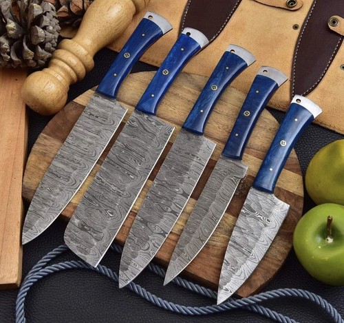 Damascus steel chef knife - damascus,