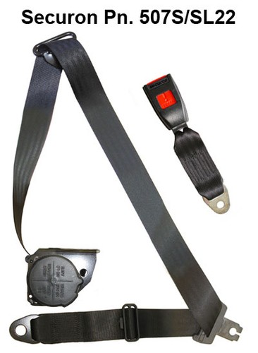 New securon seat belt - seat,