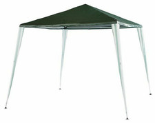 Home 2.7m x 2.7m Garden Gazebo - Green | Outdoor Patio Canopy Tent for Parties