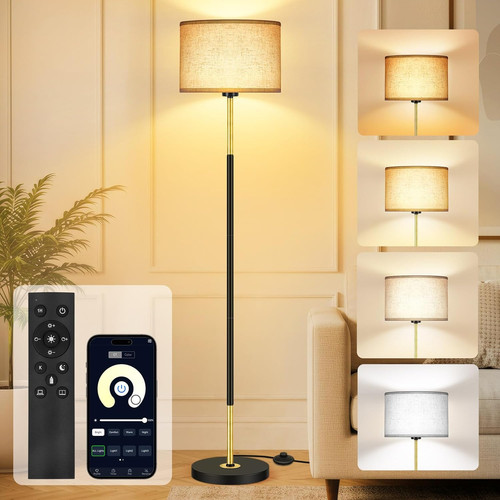 Modern floor lamp with remote - modern,
