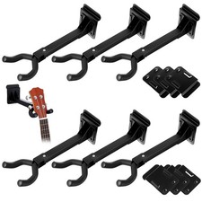 6 Pcs Guitar Hanger Wall Mount