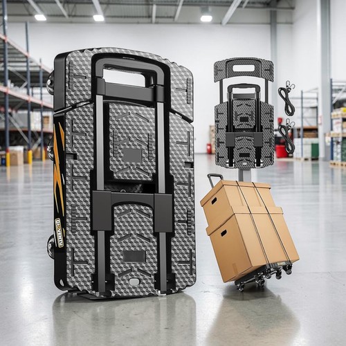Folding platform trolley - platform, 440lb