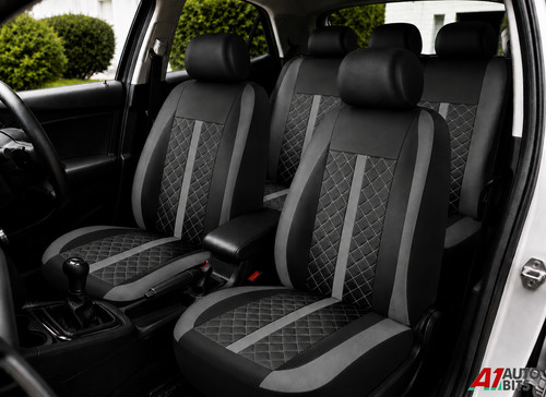 Black car seat covers - black,