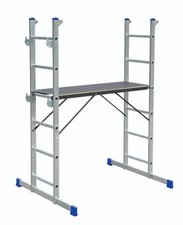 Combination Ladder Scaffold Aluminium Multi Purpose Ladder Platform  3IN1
