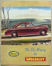 WOLSELEY SIX NINETY Car Sales Brochure 1955 #H&E 5510 3/55