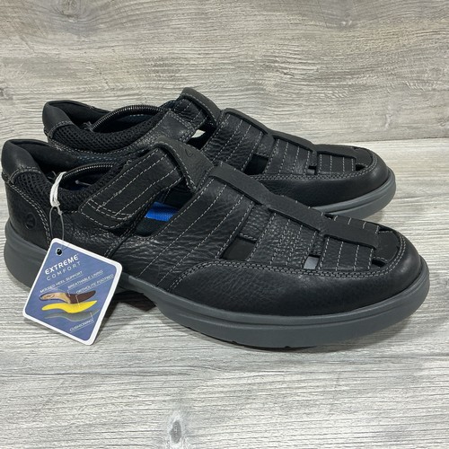 Clarks black leather - black,
