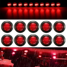 10x 12V 24V LED Red Side