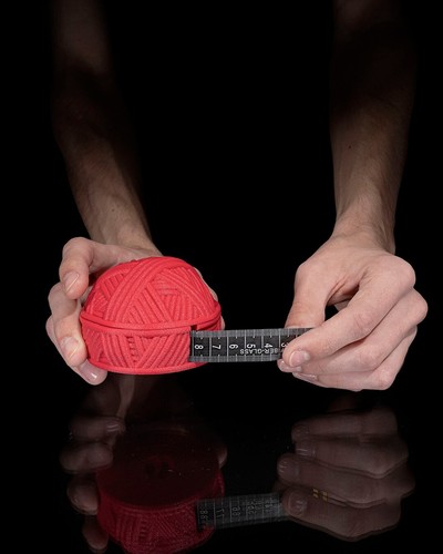 Yarn ball tape measure - yarn,