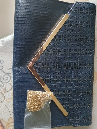 Navy formal clutch - formal,