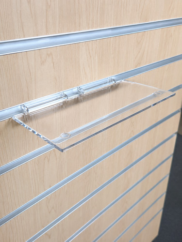 Slatwall plastic clear - 10,