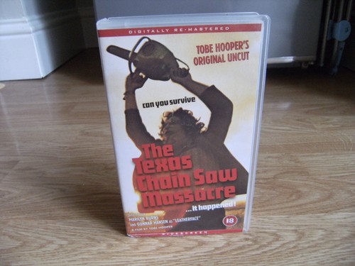 Vintage vhs texas chainsaw - vintage,