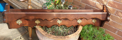 Vintage french wooden saucepan - french,