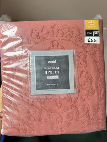 Dunelm mandala blackout eyelet - dunelm,