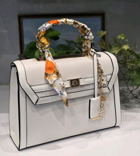 River island scarf charm tote - river,