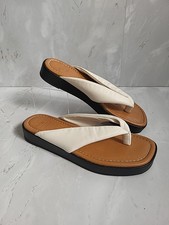 Dune London Cream Leather