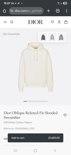 Dior oblique relaxed fit - dior,