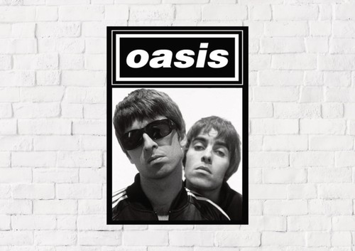 Oasis metal sign poster - ,