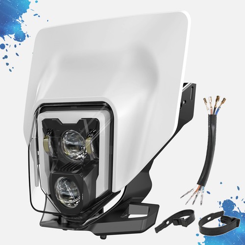 Dirt bike led headlight drl - bike,