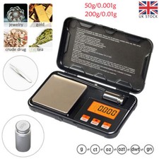 Mini Pocket  Digital Scales 50g/0.001g 200g/0.01g grams Jewellery Gold Weighing
