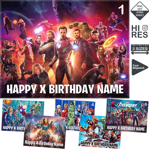 Avengers cake topper - cake,
