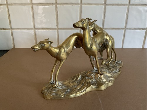 Vintage solid brass running - solid,