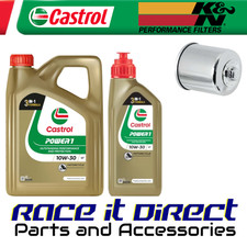 Service Kit for Honda CBR1100 XX BlackBird 1999-2006 Chrome Castrol & K&N