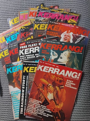 Kerrang magazine 80s bundle - magazine, 16