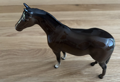 Porcelain horse figurine - porcelain,