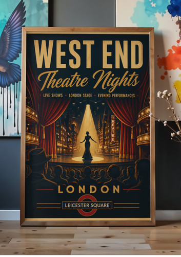West end theatre - west, poster