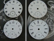 Job lot pocket watch dial