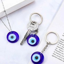 Turkish Blue Evil Eye Keychain