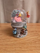 Disney Snow Globe Sleeping Beauty Castle Aurora Dances With The Prince Rare