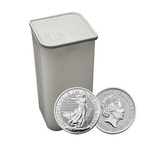 Empty silver britannia royal - britannia,