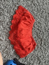 Orange boob tube with