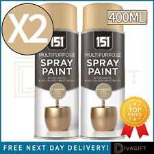 2 x CHAMPAGNE GOLD METALLIC