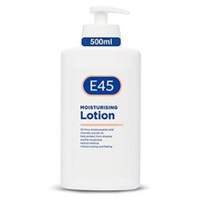 E45 Moisturiser 500 ml - Dermatological Body Moisturiser Lotion - Body Lotion -