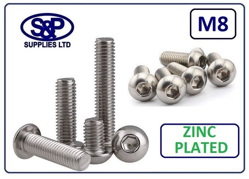 8mm socket button - -,